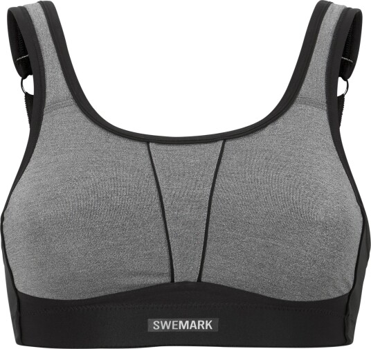 Swegmark Movement Sports Bra Grey Melange/black 95F