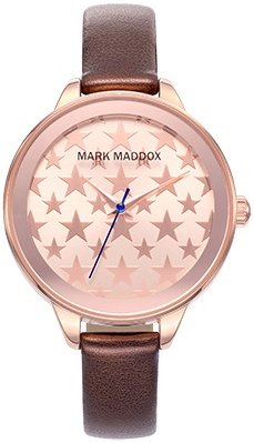Mark Maddox Dameklokke MC6008 90 Classic Lær Ø36 mm