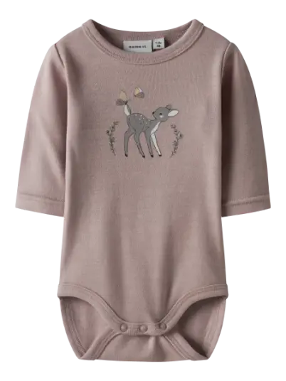 Name It Willitus ull body til baby shadow gray 68