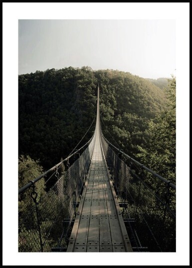 Hanging Bridge Plakat Plakat / 70x100cm