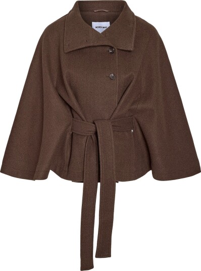 NOISY MAY Nmlucy Cape Jacket   CHOCOLATE BROWN   L