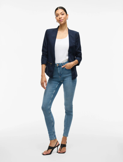 Vila Vijoy 3/4 Blazer - Noos - Navy - 34