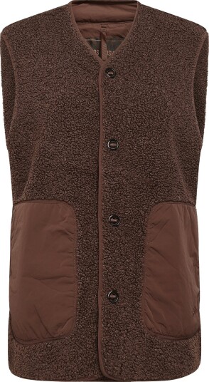 Mos Mosh Gallery Mmgharry Waistcoat CHOCOLATE BROWN L