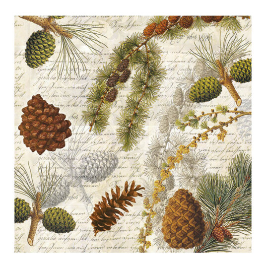 Ambiente Serviett 33x33 cm 20 stk Life in Forest