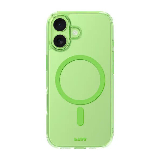 Laut Crystal Fluro MagSafe deksel for iPhone 17 Grønn