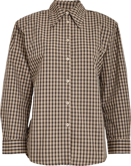 Minus Mssylvie Shirt Brown 42 Minus Mssylvie Shirt Brown 42