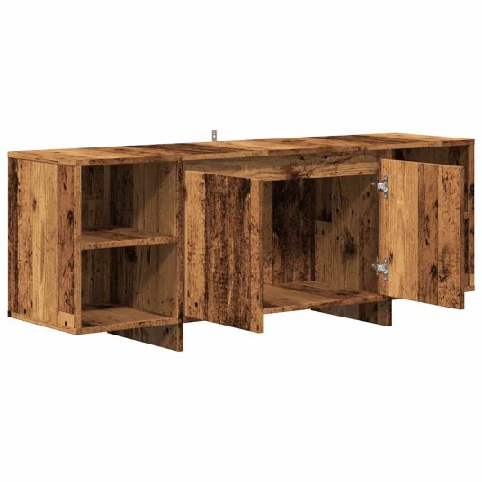 TV-benk gammelt tre 130x35x50 cm konstruert tre 8721158441270 TV-benk gammelt tre 130x35x50 cm konstruert tre 8721158441270