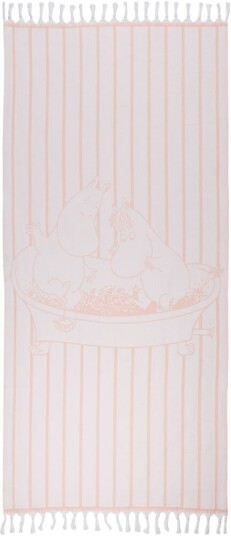 Moomin Arabia Mummitrollet Hamam håndkle 80x150 cm Rosa