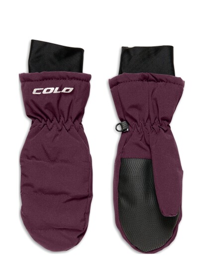 COLD Igloo Ski Mitten Jr Burgundy 4 5