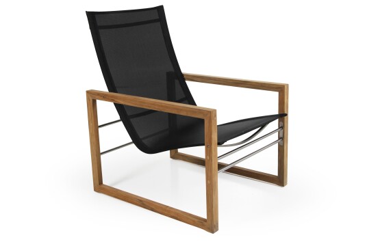 Brafab Vevi lenestol Teak/svart Natur Brafab Vevi lenestol Teak/svart Natur
