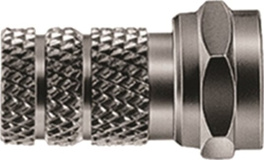 Triax Koaksialplugg F-Type SFC 052 75 Ohm Nikkel