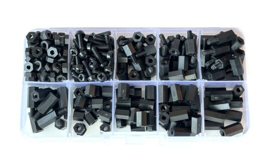 Radius Nylon M3 Screw and nuts kit