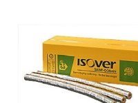 Alu-rørskål 42x50mm. 1.2mtr. - Isover Boaflex.Alu2, max. 150°C uden tape