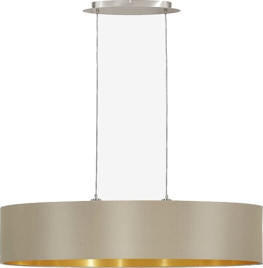 EGLO Pendellampe Maserlo With 2 Lamps Beige Takpendler