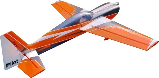 Pilot-RC Laser 88inch ARF - White/Orange/Silver