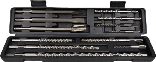 Geko Bits-/Meiselsats Sds Plus 12 Deler (10) G40039 Geko Bits-/Meiselsats Sds Plus 12 Deler (10) G40039