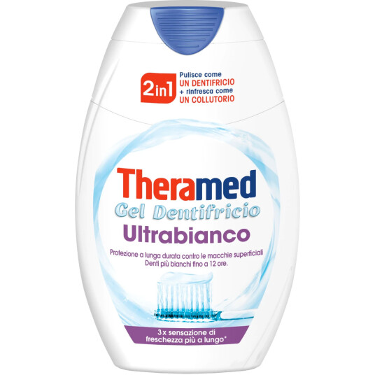 Theramed 2in1 Tannkrem Ultra White 75 ml. Theramed 2in1 Tannkrem Ultra White 75 ml.