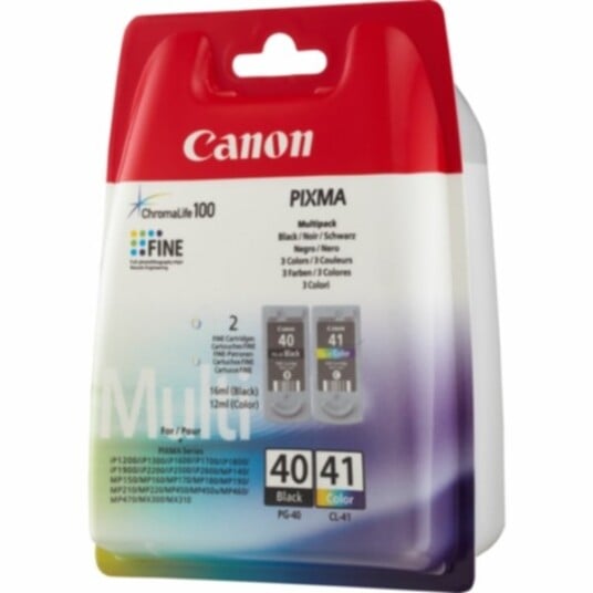 Canon 0615B036 Multipack blekkpatroner, BK+CMY (PG-40, CL-41) Canon 0615B036 Multipack blekkpatroner, BK+CMY (PG-40, CL-41)