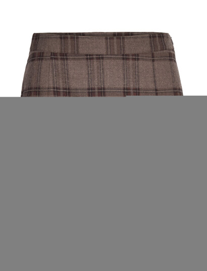 A-View Annali Check Skirt - Brown - 40