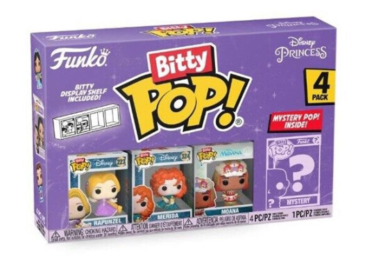 Funko! - DISNEY BITTY POP! DISNEY PRINCESS 4-PACK SERIES 4 - Figur