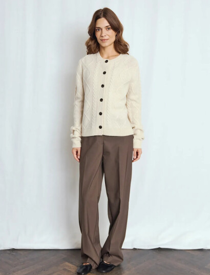 Bruun & Stengade Bs Marita Regular Fit Knitwear - Cream - M