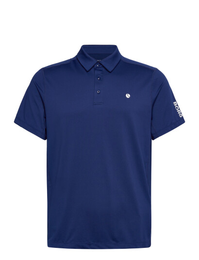 Björn Borg Ace Mesh Panel Polo Shirt Navy XL