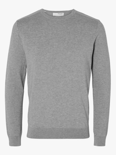 Selected Homme Berg Crew Neck Grå L