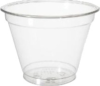 Plastbæger Fresh Pulsar 28 Cl Ø95x73 Mm Eu280 Rpet Klar,16 Ps X 50 Stk/Krt