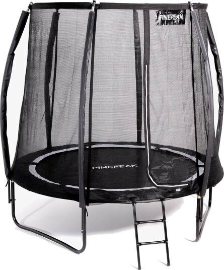 Pinepeak Lantern Trampoline Inkl. Sikkerhetsnett 244 cm, Svart