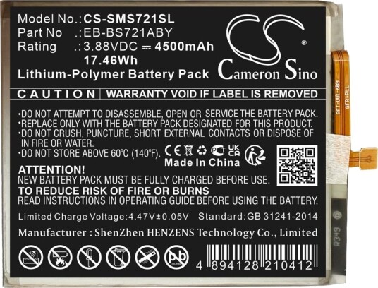 Batteri til Samsung SM-S721 etc