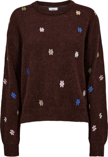 Nümph Nuflorie Pullover BLACK COFFEE XXL Nümph Nuflorie Pullover BLACK COFFEE XXL