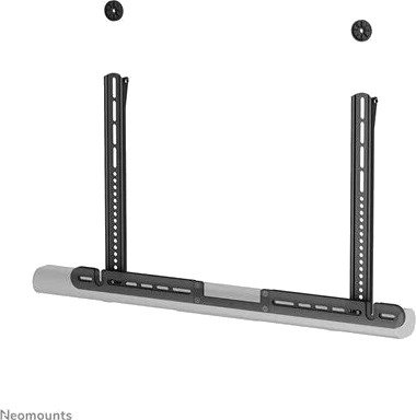 Neomounts AV35-727BL1 mounting kit - for sound bar - easy installation - black - Max 10 kg - recommended for 75"