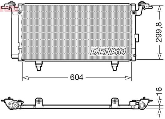 Kondensator DENSO DCN36005 Kondensator DENSO DCN36005