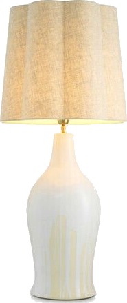 Beatriz bordlampe hvit