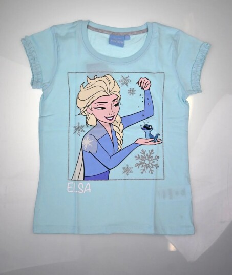 Frost T-skjorte Elsa Magic - 140 / 10 år - Barn - 100% bomull