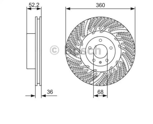 Bremseskive BOSCH 0 986 479 D27 Bremseskive BOSCH 0 986 479 D27