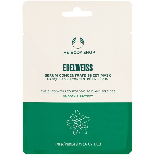 The Body Shop Edelweiss Sheet Mask 21 ml The Body Shop Edelweiss Sheet Mask 21 ml