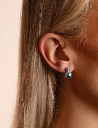 SNÖ of Sweden Bennet Small Double Ear Plain S Onesize Silver ONE SIZE SNÖ of Sweden Bennet Small Double Ear Plain S Onesize Silver ONE SIZE