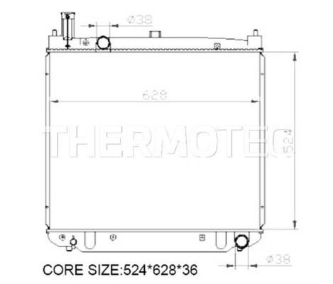 Radiator THERMOTEC D74004TT