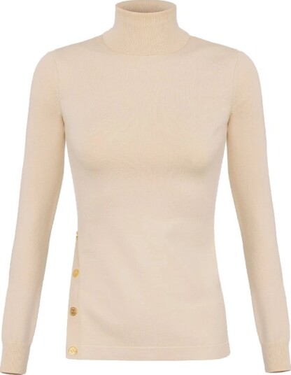 Elisabetta Franchi Dame Strikkevarer Hvit M,