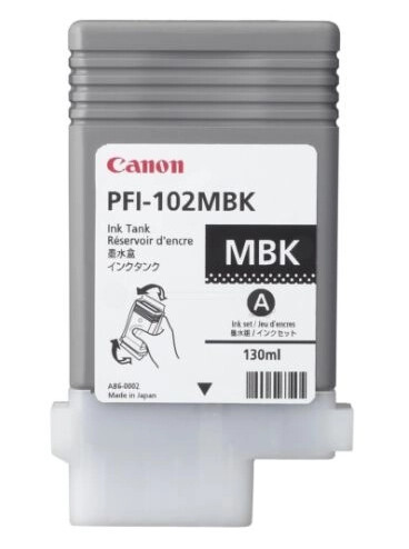Canon PFI 102MBK blekkpatron - Original - Mat Svart 130 ml