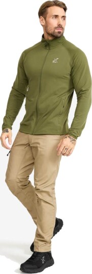 Revolutionrace Herre Overdeler Fleece & midlayers Evolution Light Stretch Fleece Hoodie Herre Classic Blue S