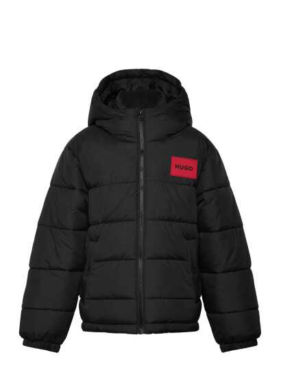 Hugo Kids Puffer Jacket Black 102