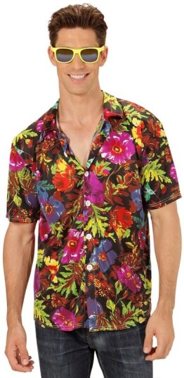 Widmann Hawaiiskjorte Tropiske Blomster XL