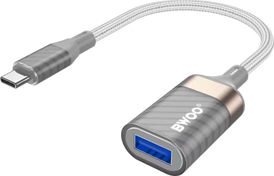 Bwoo Bz69 Adapter Usb-C Usb Grå Bwoo Bz69 Adapter Usb-C Usb Grå