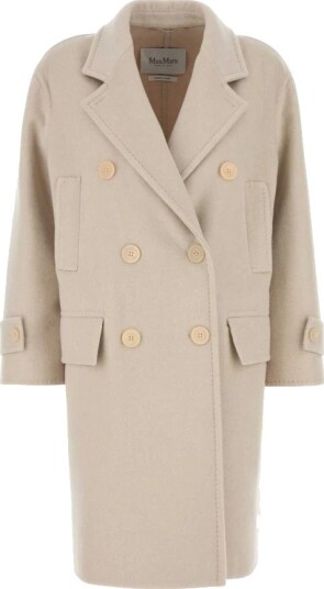 Max Mara Dame Frakker Beige S,