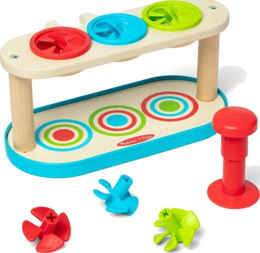 Melissa & Doug Match & Push Snurretopplekesett - 2+ År