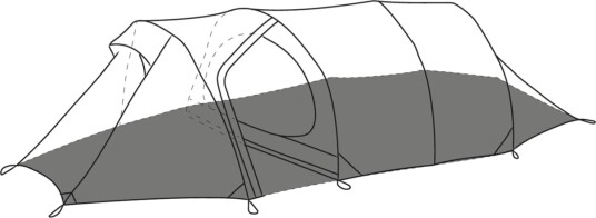 Helsport Footprint Spitsbergen X-trem 4 Camp Grey OneSize