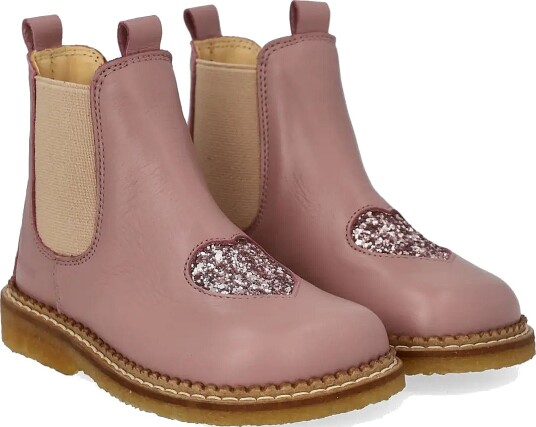 ANGULUS Booties Flat With Elastic Pink 24