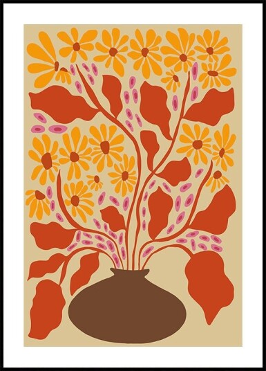 Retro Patal Pottery Plakat Plakat / 50x70cm